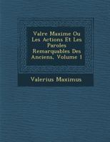 Valerius Maximus' Memorable Deeds and Sayings: Book 1 (Clarendon Ancient History Series) 1286417368 Book Cover