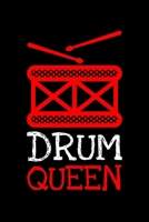 Drum Queen: Blank Lined Journal | Office Notebook | Writing Creativity | Meeting Notes | Documentation 1675915873 Book Cover