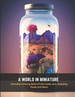 A World in Miniature: Adorable Coloring Book of Life Inside Jars, Including Foods and More B0C4MWPNMP Book Cover