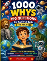 1000 Whys Big Questions for Curious Kids 5–10 Year Old; Complete Encyclopedia: Explore the Human Body, Space, Earth, Nature, Machines, and Modern Technology 0871435837 Book Cover