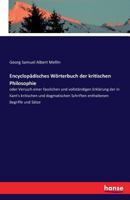Encyclopadisches Worterbuch Der Kritischen Philosophie 374288381X Book Cover