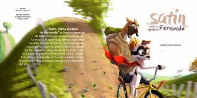 Satin, visita el reino de Fernando. (Volume 2) (Spanish Edition) 0999286749 Book Cover