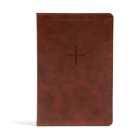 CSB Every Day with Jesus Daily Bible, Brown LeatherTouch 1087729300 Book Cover