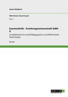 Examenshilfe - Erziehungswissenschaft (EWS I): Inhaltsbereiche A und B 3640908511 Book Cover