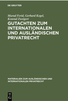 Gutachten zum Internationalen und Ausländischen Privatrecht 3112300025 Book Cover