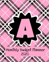 Monthly Budget Planner 2020: Income & Expenses Tracker 1707988749 Book Cover