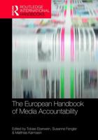 The European Handbook of Media Accountability 0367271753 Book Cover