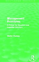 Management Principles (Routledge Revivals) 0415727642 Book Cover