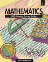 Mathematics 1 : Skills, Concepts, Problem Solving 0845401793 Book Cover