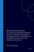 Matrem in leone sedentem (Dutch Edition) 9004579133 Book Cover
