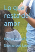 Lo que resta del amor: Hoy ya es mañana B0C6BQZ5S2 Book Cover