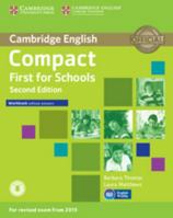 Compact First for Schools Workbook with Answers with Audio 1107415721 Book Cover