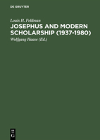 Josephus and Modern Scholarship (1937-1980) 3110081385 Book Cover