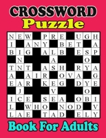 Crossword Puzzle Book For Adults B0BJTL2H28 Book Cover