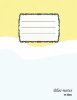 Bloc-notes en blanc: design de plage simple - format A4 - 112 pages - carnet de notes avec registre - id�al comme agenda, carnet de croquis, carnet de croquis, carnet � dessin ou � colorier vide 1079439366 Book Cover