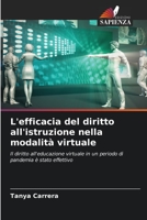 L'efficacia del diritto all'istruzione nella modalità virtuale 6205737469 Book Cover
