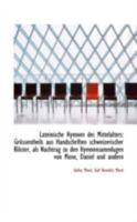 Lateinische Hymnen des Mittelalters: Grössentheils aus Handschriften schweizerischer Klöster, als Na 1113126094 Book Cover