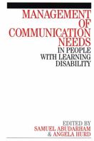 Management of Communication Needs in People with Learning Disability 186156208X Book Cover