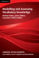 Modelling and Assessing Vocabulary Knowledge 0521703271 Book Cover