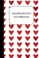 Composition Notebook: A cute college ruled lined notebook, journal, or diary. 1700709259 Book Cover