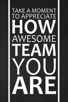 Take A Moment To Appreciate How Awesome Team You Are: Team Appreciation Gifts 169013111X Book Cover