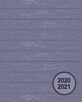 2020-2021 Two Year Planner: Appointment Planner, Diary and Daily Organizer for 24 Months Include To-Do List and Priorities Space - Purple Board Planks 1709915617 Book Cover