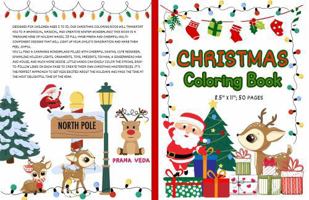 Coloring Book for Kids Christmas: Fun Drawings with Scribble and Coloring Book for Kids, full page multi images celebration scenes 1963374029 Book Cover