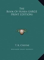 The Book Of Hosea 1425496849 Book Cover