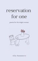 Reservation for One: Poems for the Single Woman 1738226867 Book Cover