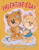 Valentine's Day Coloring Book for Kids: 8.5*11, 100 page - Valentine's day gift 2021 - Cute Coloring Book for Little BROTHER AND SISTER - Animals, Uni B08SGYGPV7 Book Cover
