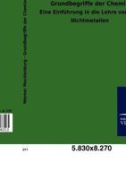 Grundbegriffe Der Chemie 3846006319 Book Cover