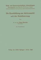 Die Kursbildung Am Aktienmarkt Seit Der Stabilisierung 3642891195 Book Cover