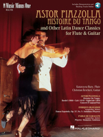 Music Minus One Flute: Piazzolla Histoire du Tango and other Latin Classics for Flute & Guitar Duet (Book & CD) 1596153407 Book Cover