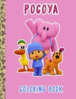 POCOYO Coloring Book: 40 Awesome Illustrations for Kids B084QLBP55 Book Cover