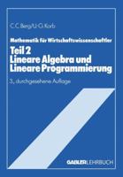 Lineare Algebra Und Lineare Programmierung 3409950257 Book Cover