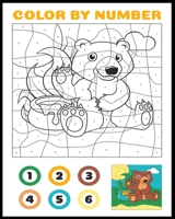 Color by Number: Stress Relieving Designs Birds Butterflies Coloring book, Large Print Color by Number 1689310502 Book Cover