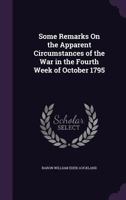 Remarks on the Apparent Circumstances of the War 1163077089 Book Cover