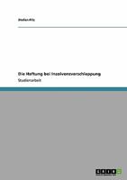 Die Haftung bei Insolvenzverschleppung 3638939340 Book Cover