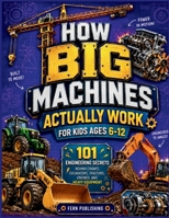 How Big Machines Actually Work for Kids Ages 6-12: 101 Engineering Secrets Behind Cranes, Excavators, Tractors, Engines, and Heavy Equipment B0HBNMCQZ8 Book Cover