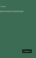 Kleine Deutsche Staatskunde 3368631586 Book Cover