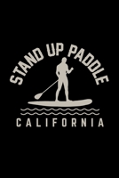Stand up paddle california: 6x9 SUP dotgrid dot grid paper notebook notes 1677731281 Book Cover