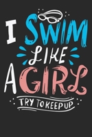 Gift Notebook: Swimming 6x9 Dot Grid 120 Pages 1710543361 Book Cover