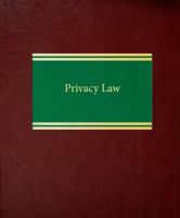 Privacy Law 1588521419 Book Cover