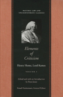 Elements of Criticism, Volume 1 0865974705 Book Cover