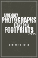 Take Only Photographs Leave Only Footprints - Urbexer's Notes: Urbex Notizbuch Planer Tagebuch (Liniert, 15 x 23 cm, 120 Linierte Seiten, 6 x 9) Geschenk F�r Urbexer Lost Places Urban Exploration 1706093845 Book Cover