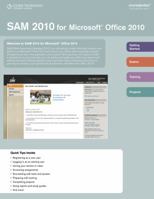 Sam 2010 for Microsoft Office 2010 Coursenotes 1111525781 Book Cover