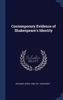 Contemporary Evidence of Shakespeare's Identity 1432681370 Book Cover