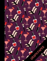 Ladies night: Cute Graph Paper Composition Notebook 120 pages, Math Grid Paper Journal for Students, Quad Ruled 5 Squares per Inch, Adorable and Colorful Cover 1706025572 Book Cover