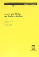 Lasers and Optics for Surface Analysis/Volume 1857 0819410837 Book Cover