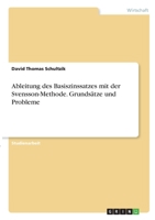 Ableitung des Basiszinssatzes mit der Svensson-Methode. Grunds�tze und Probleme 3346321118 Book Cover